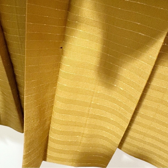 Salvatore Ferragamo Vintage Wool Silk Tiered Box Pleat Midi Skirt Size Small XS - Picture 10 of 16